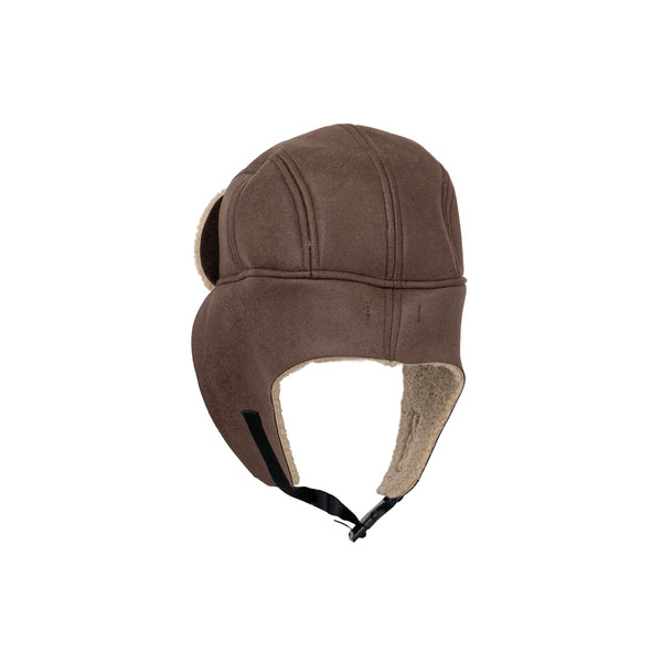 FAKE MOUTON AVIATOR HAT