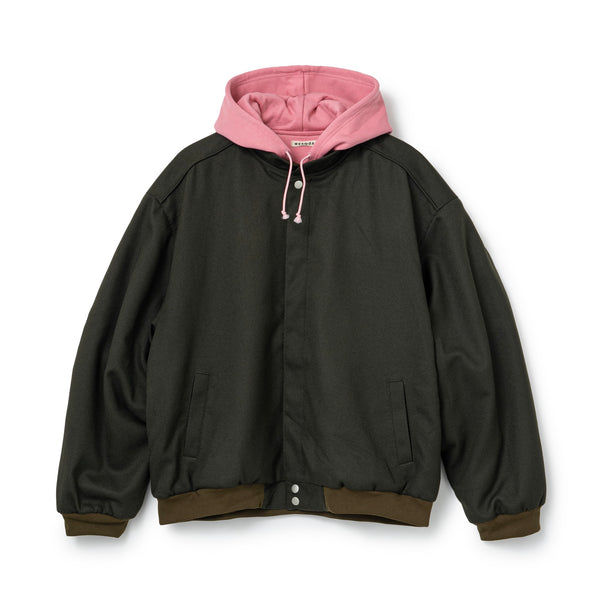 HOODED RACING JACKET