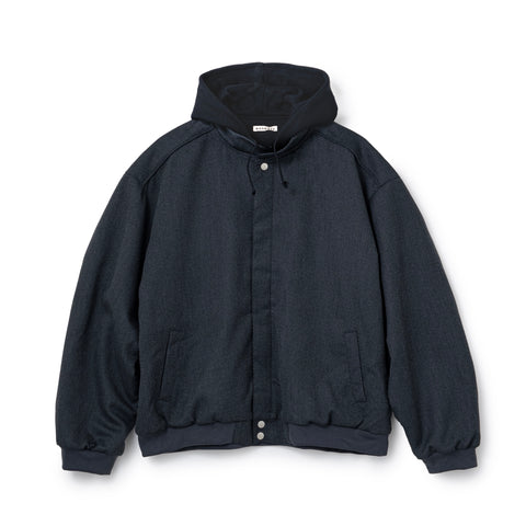 HOODED RACING JACKET