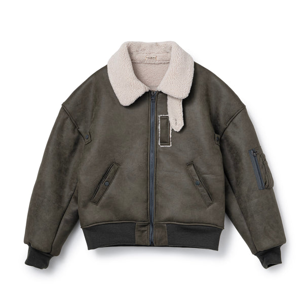 B-15B FAKE MOUTON JACKET