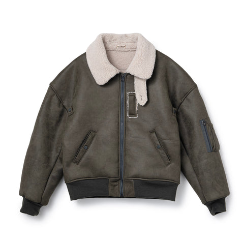 B-15B FAKE MOUTON JACKET