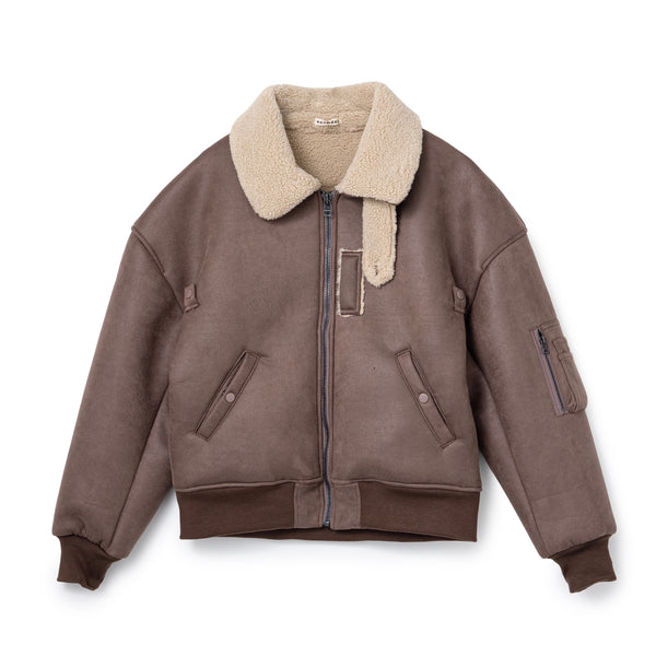 B-15B FAKE MOUTON JACKET