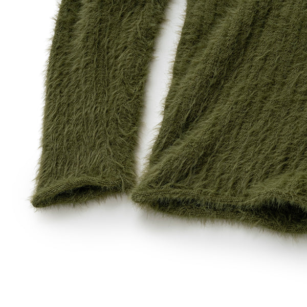 CREW NECK FARYARN RIB KNIT