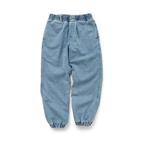 RELAX EASY DENIM PUFFT PANTS