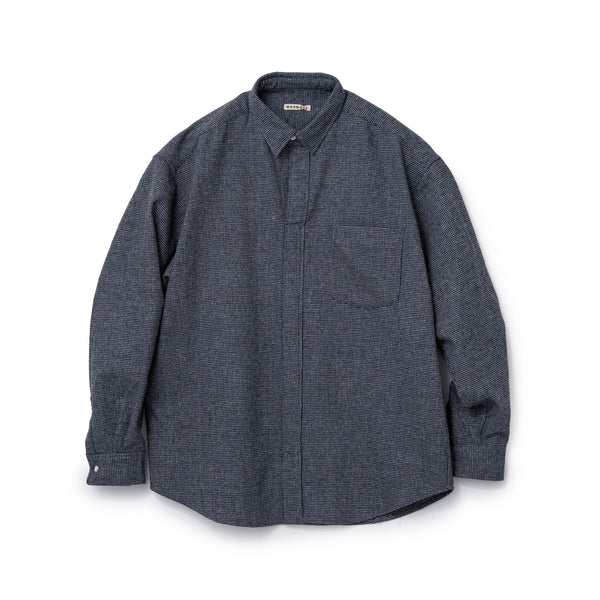 PULL OVER HOUNDSTOOTH L/S SHIRT