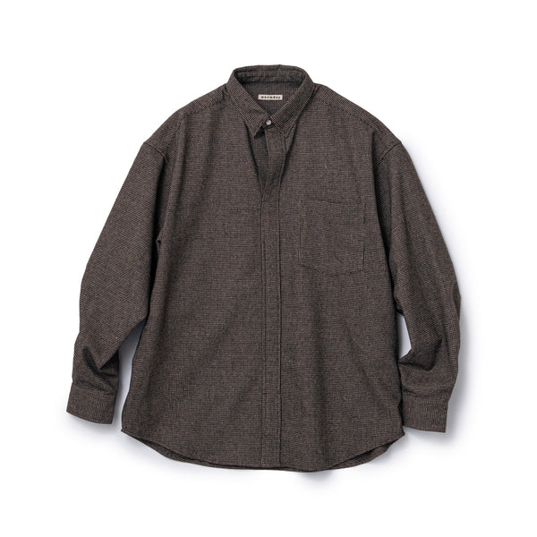 PULL OVER HOUNDSTOOTH L/S SHIRT