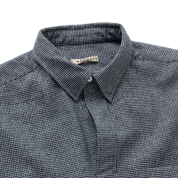 PULL OVER HOUNDSTOOTH L/S SHIRT