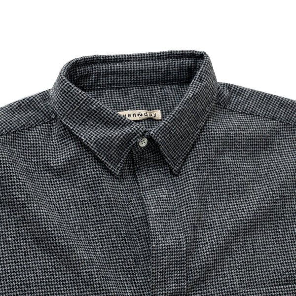 PULL OVER HOUNDSTOOTH L/S SHIRT