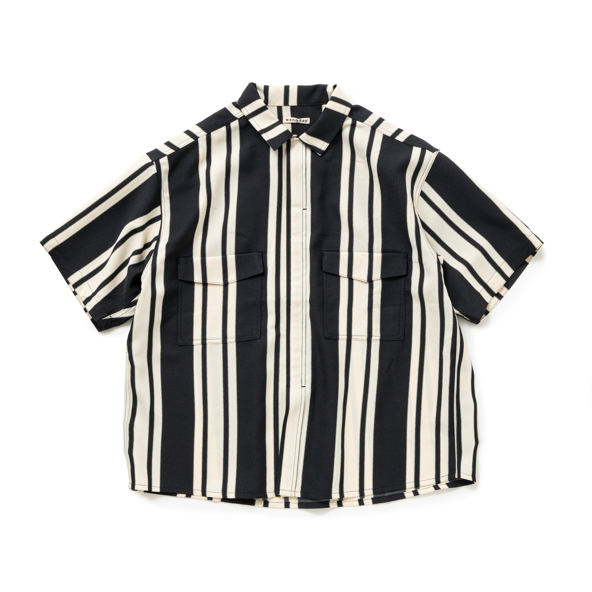 PULLOVER STRIPE S/S SHIRT