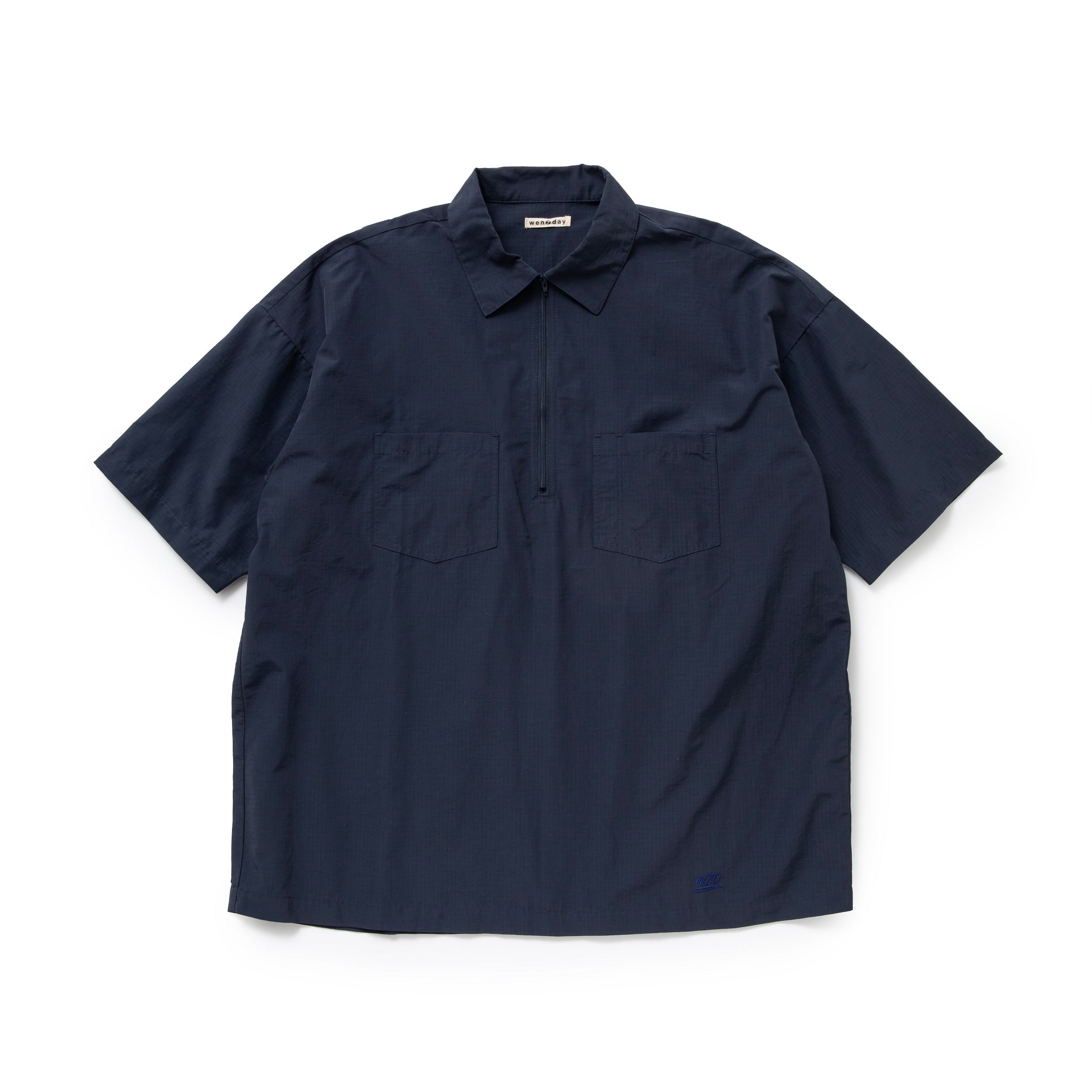 S/S HALF ZIP SHIRTS – wenzday Official Website