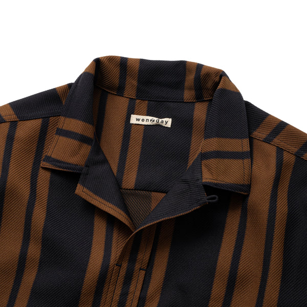 PULLOVER STRIPE S/S SHIRT