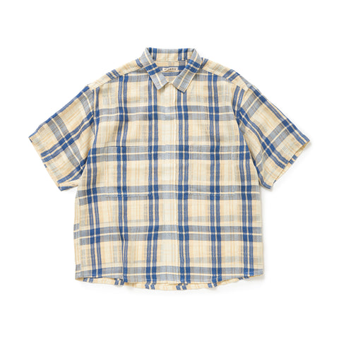 PULLOVER CHECK S/S SHIRT