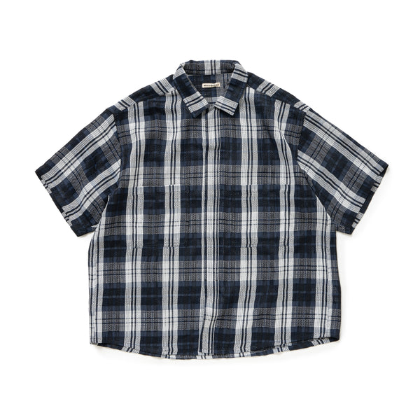 PULLOVER CHECK S/S SHIRT