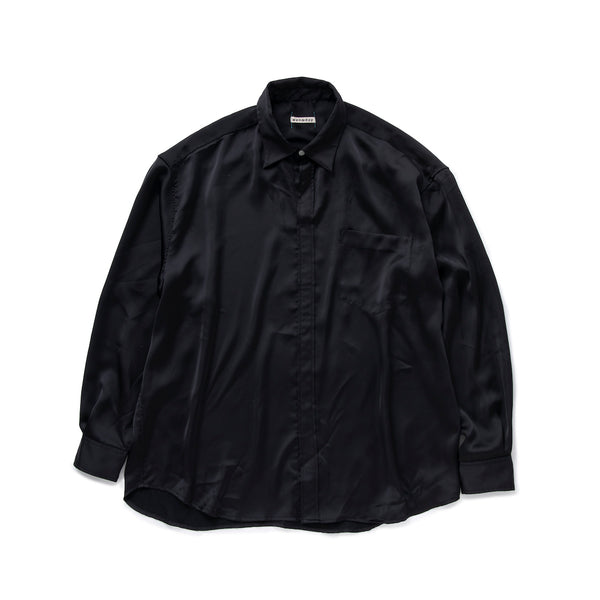PULL OVER L/S SATIN SHIRT