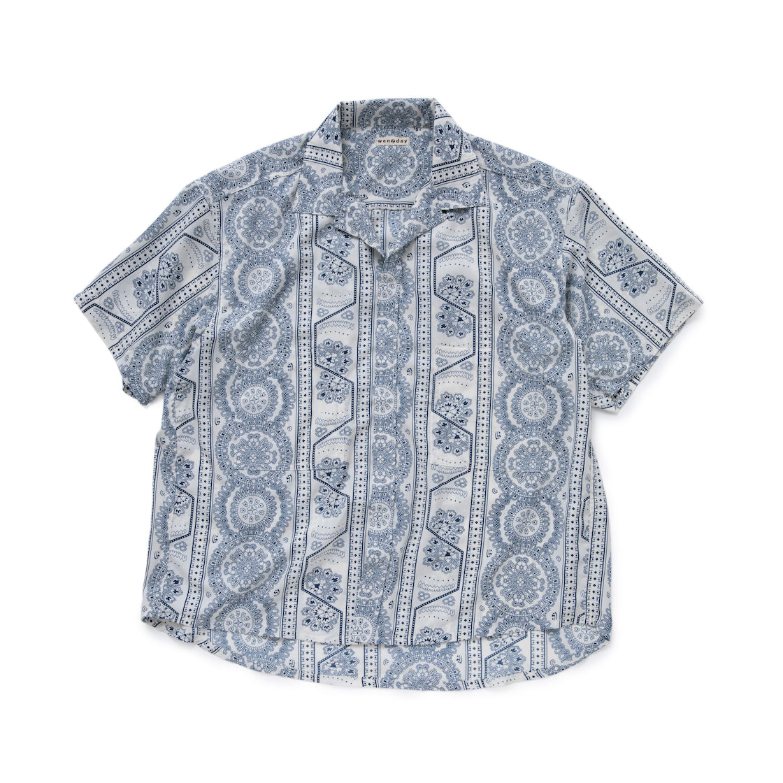 PULL OVER S/S PAISLEY SHIRT – wenzday Official Website