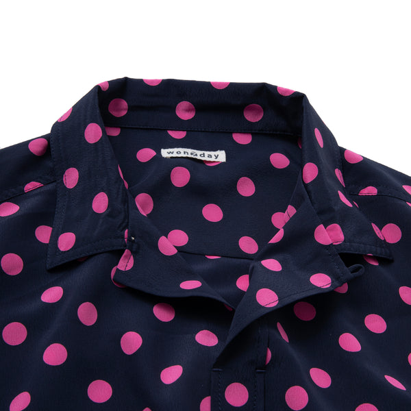 PULL OVER S/S DOTS SHIRT